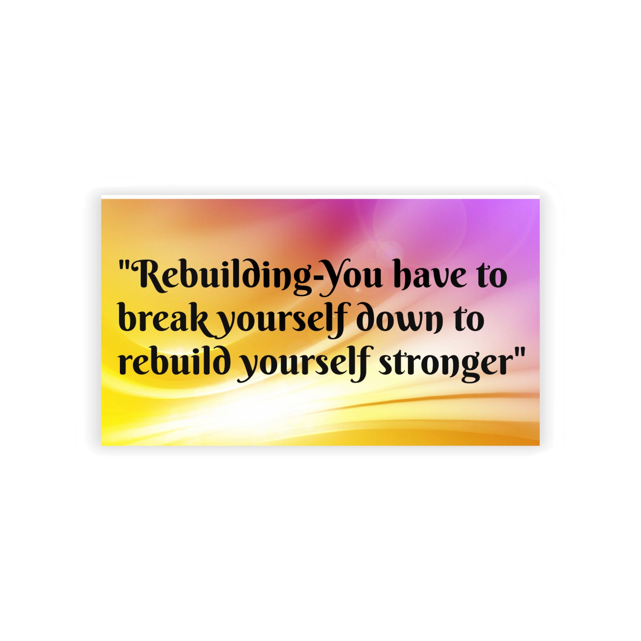 Rebuilding